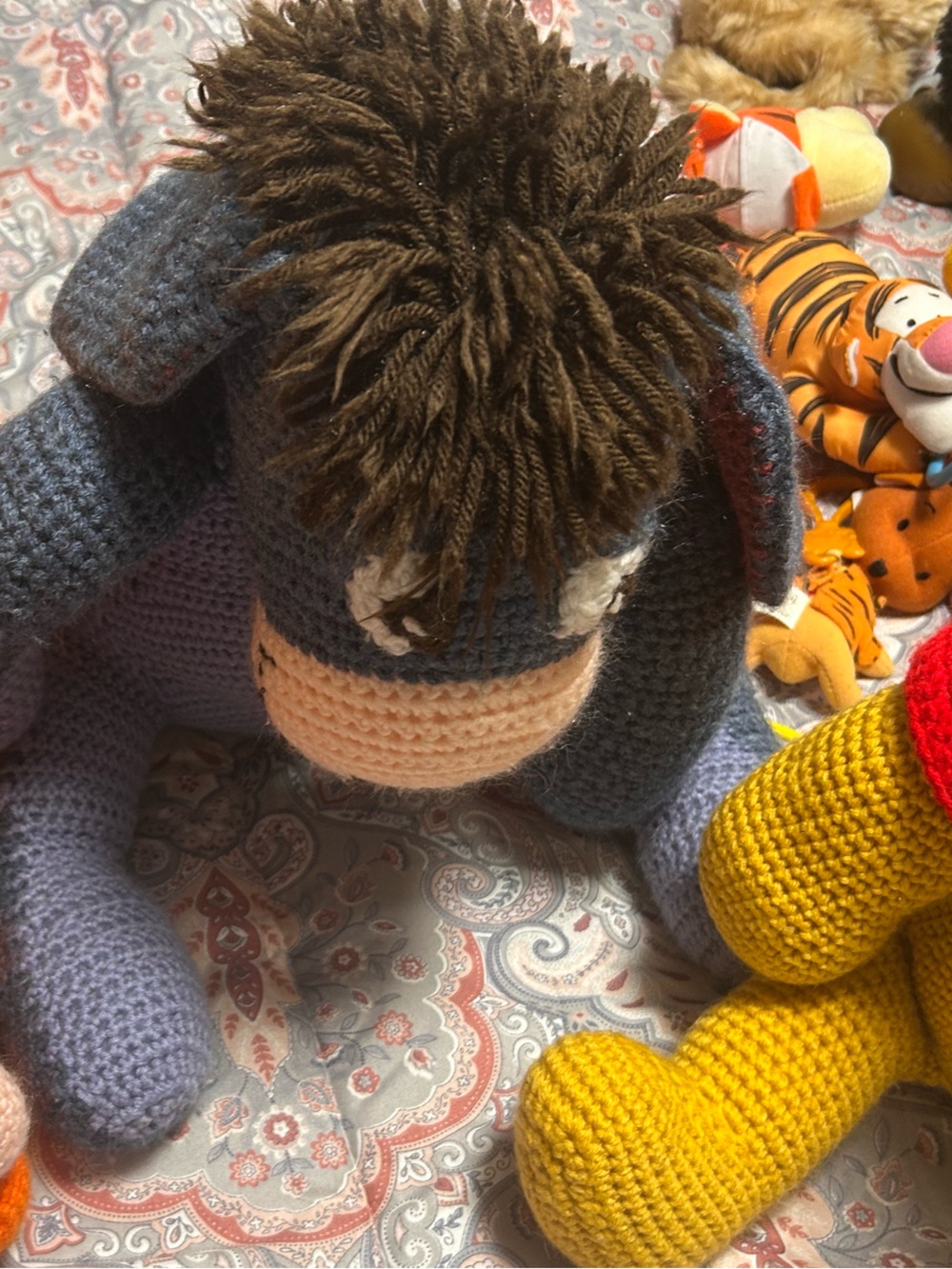 Hand crocheted eeyore - Picture 13 of 13